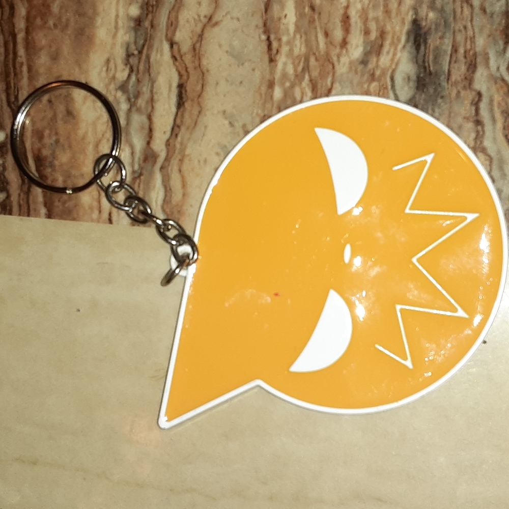 BUCKLE DOWN SOUL EATER SYMBOL KEYCHAIN NRMINT CONDITION